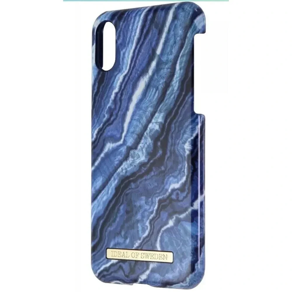 iDeal of Sweden Hard Case for Apple iPhone XS and X‎ Indigo Swirl